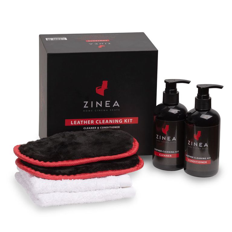Zinea Mobile Armlehne für Loveseat - Leder schwarz